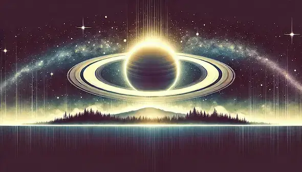 Satürn ile ilgili illüstrasyon