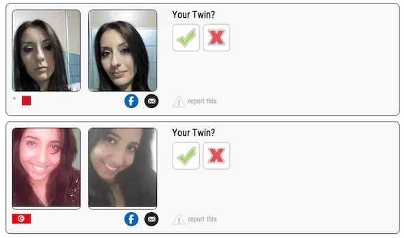 İkizimi Nasıl Bulurum sitesinde 2 örnek